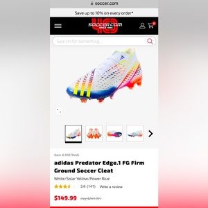 Adidas Predator Edge 1 FG soccer cleats